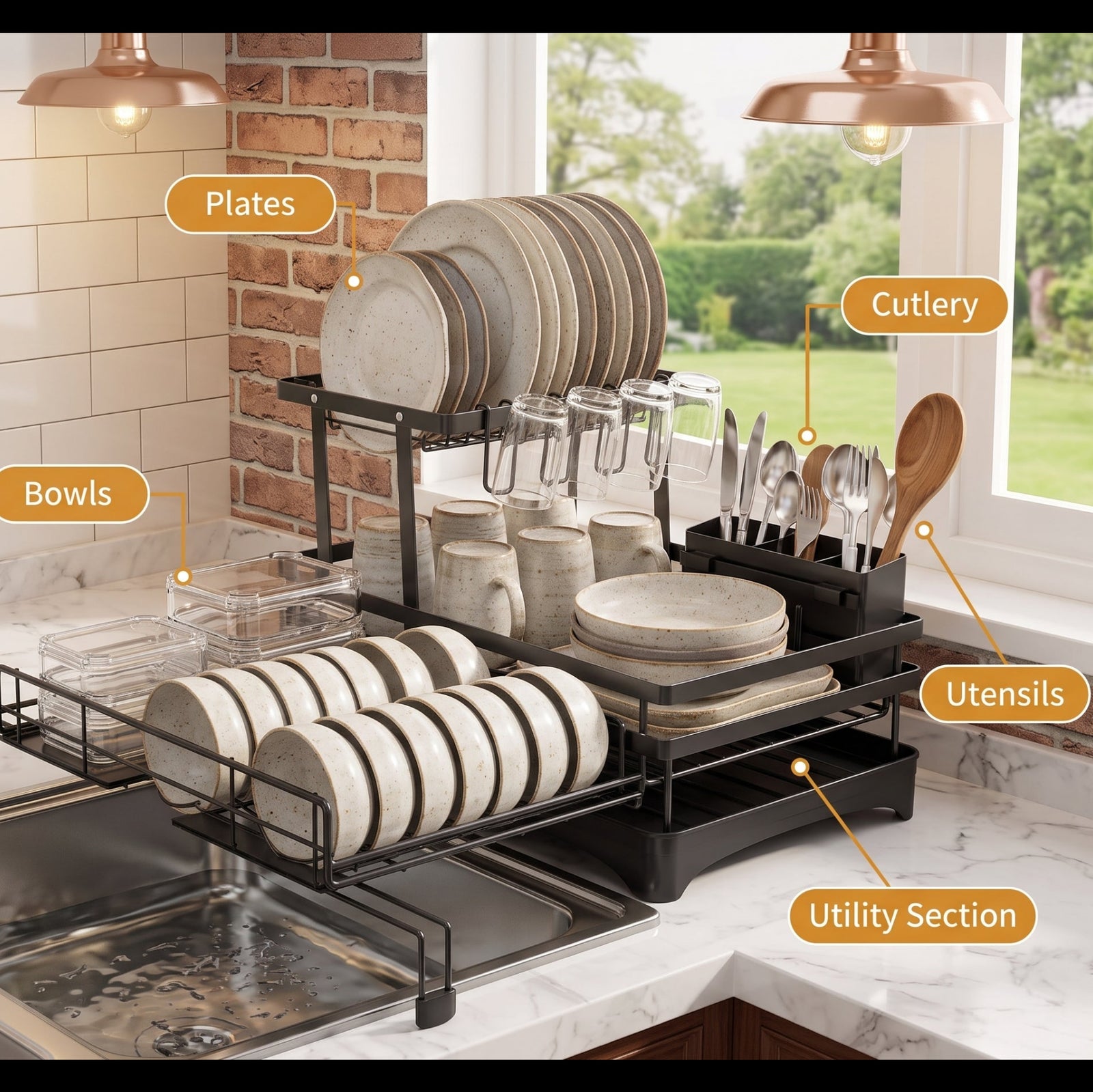 DrainFlex Sink Rack