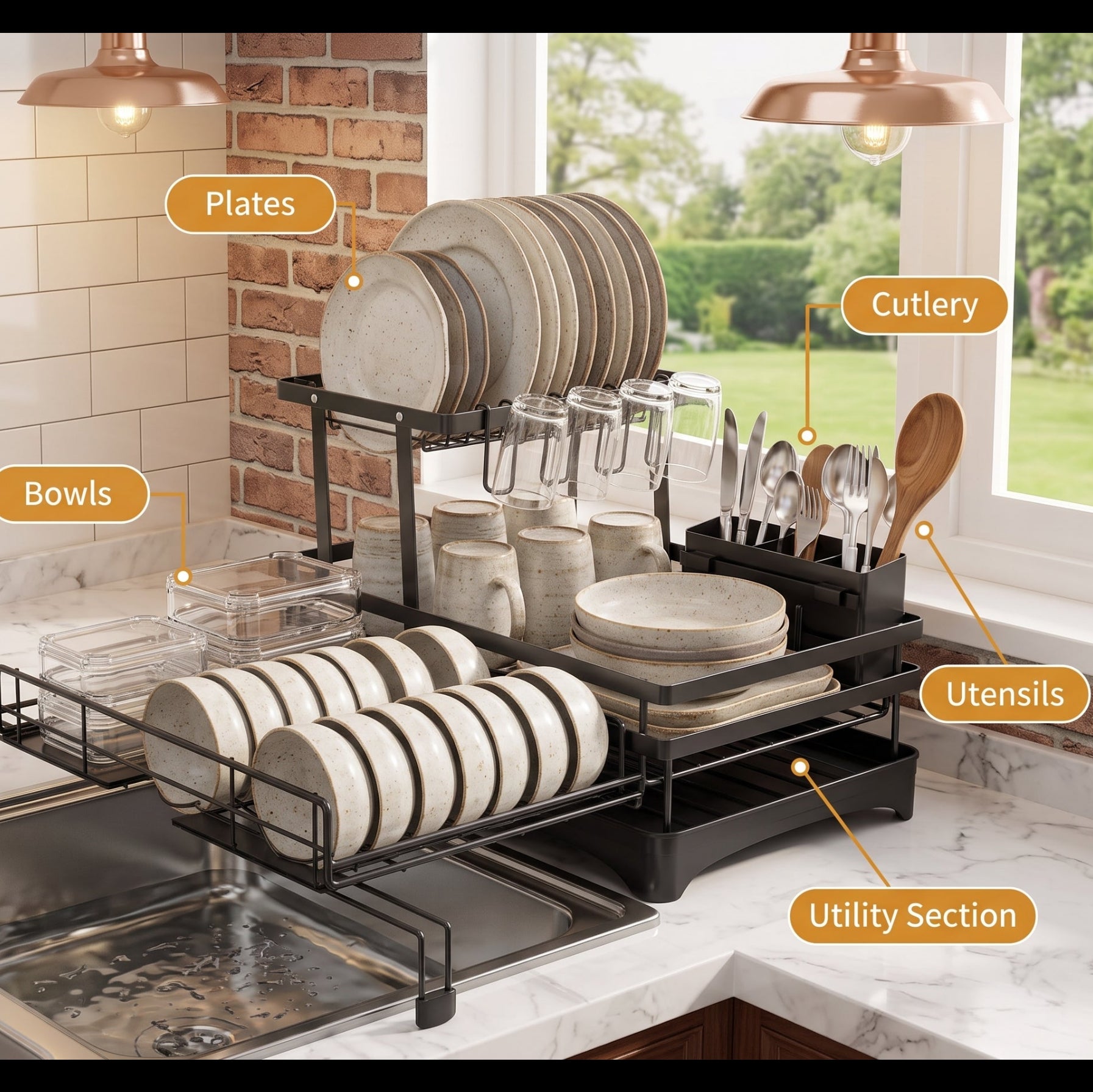 DrainFlex Sink Rack