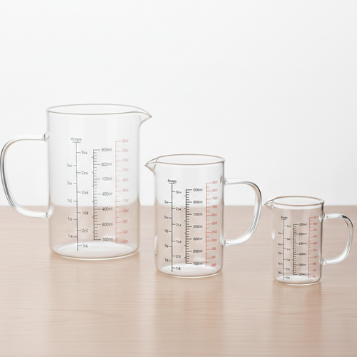 Borosilicate Glass Measuring Cups