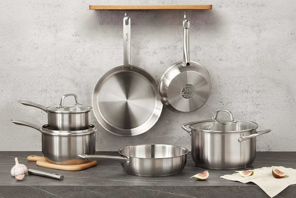 10-Piece Stainless Steel Cookware Set