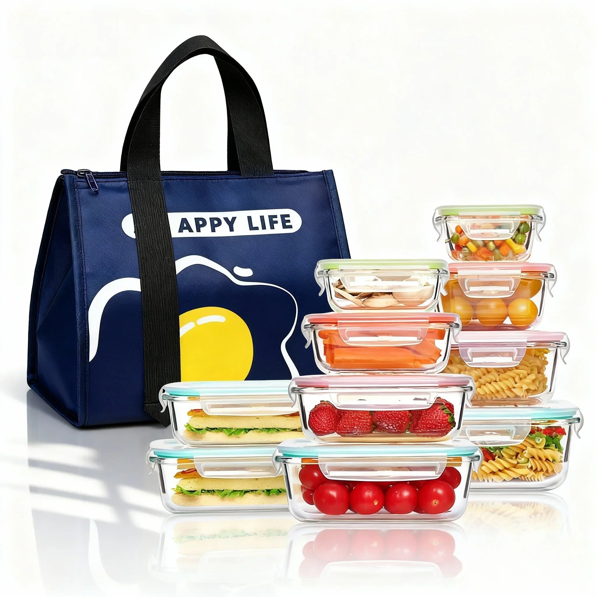 Glass Food Storage Containers with Lids