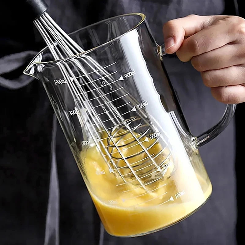 Glass Measuring Cups with Lid - Multiple Sizes