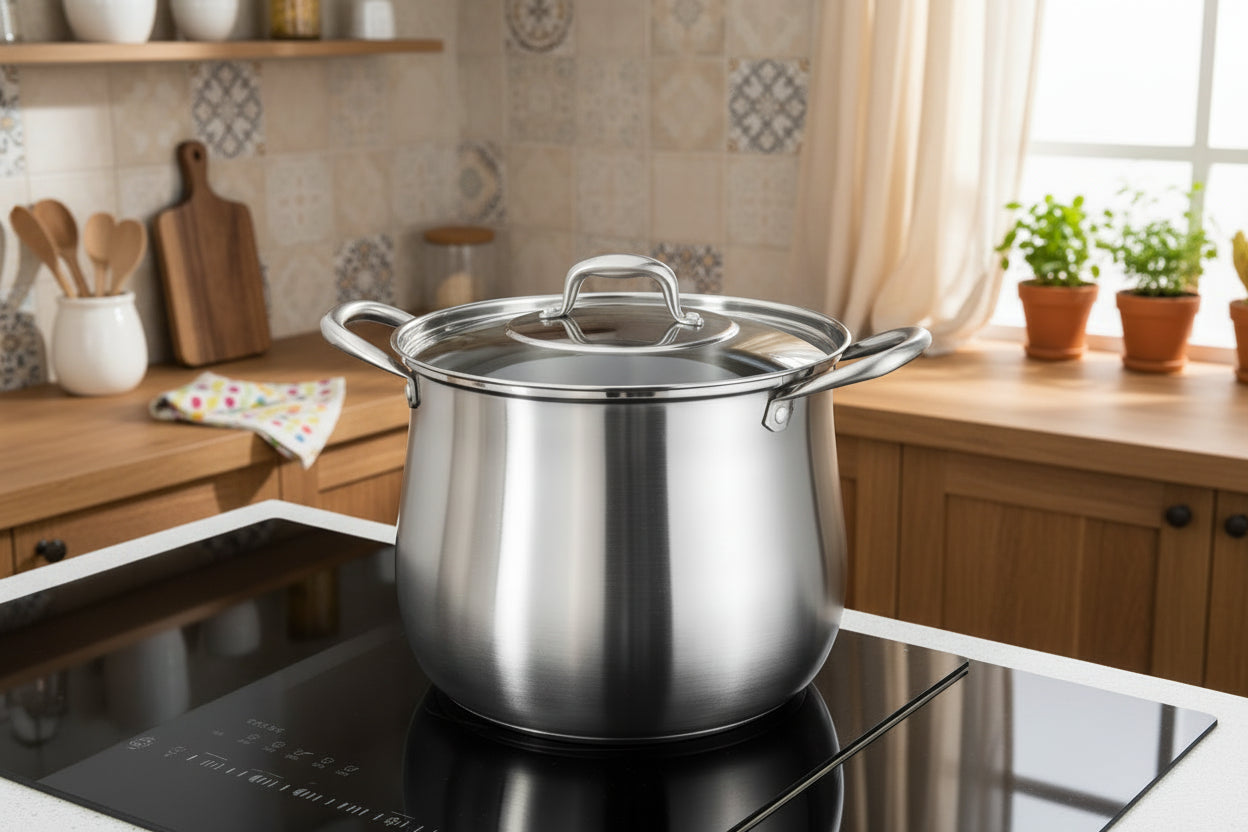 Large Stainless Steel Stock Pot