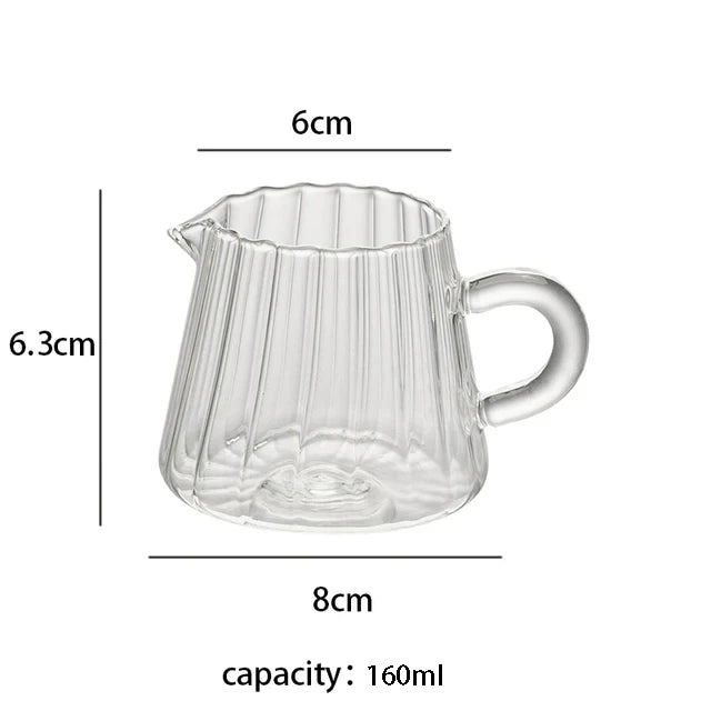 Glass Tea Pitcher with Handle