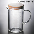 Glass Measuring Cups with Lid - Multiple Sizes