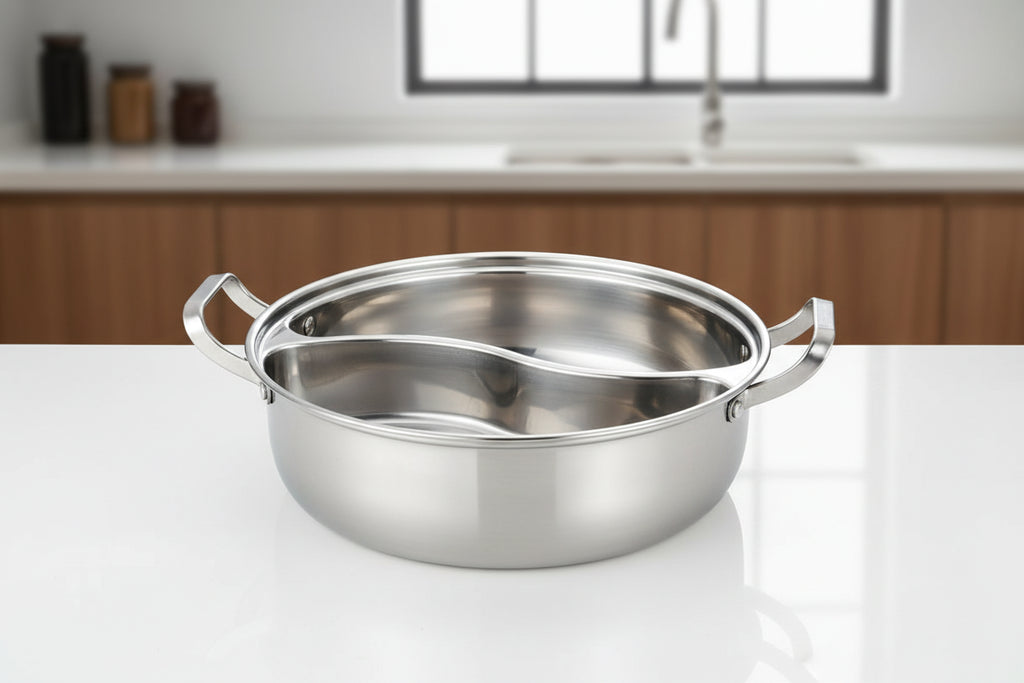Divided Stainless Steel Hot Pot