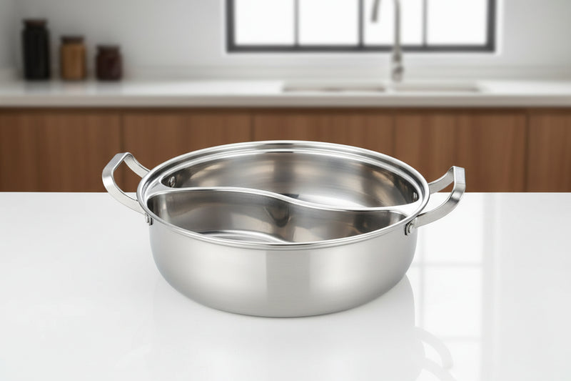 Divided Stainless Steel Hot Pot