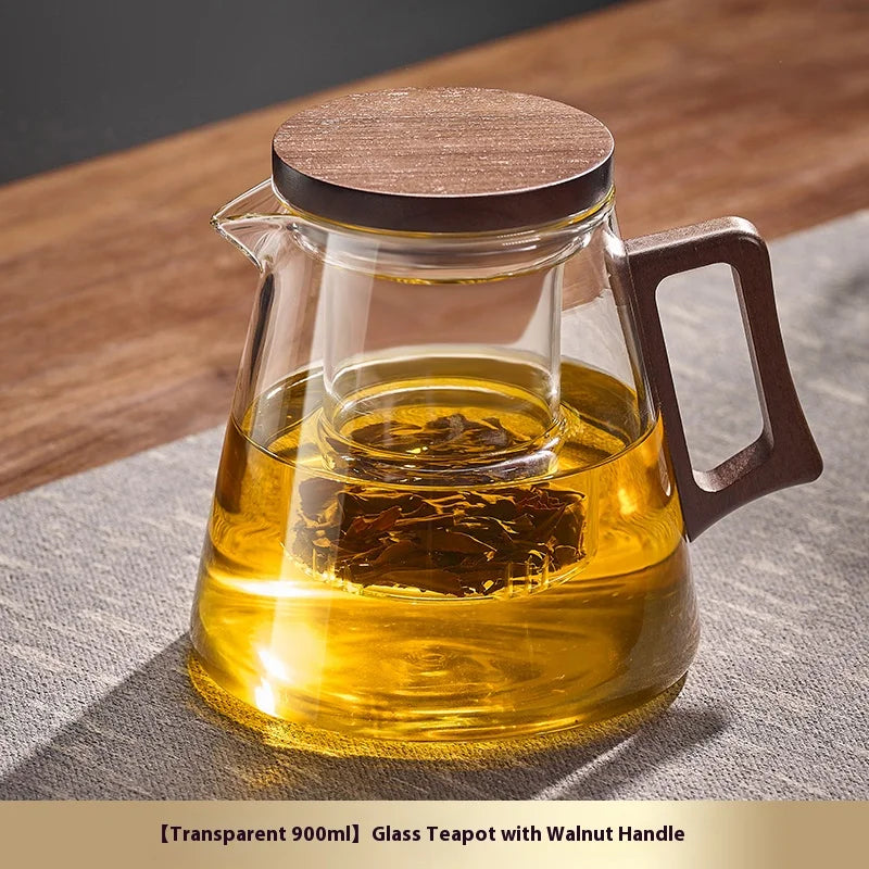 Glass Teapot with Tea Separation