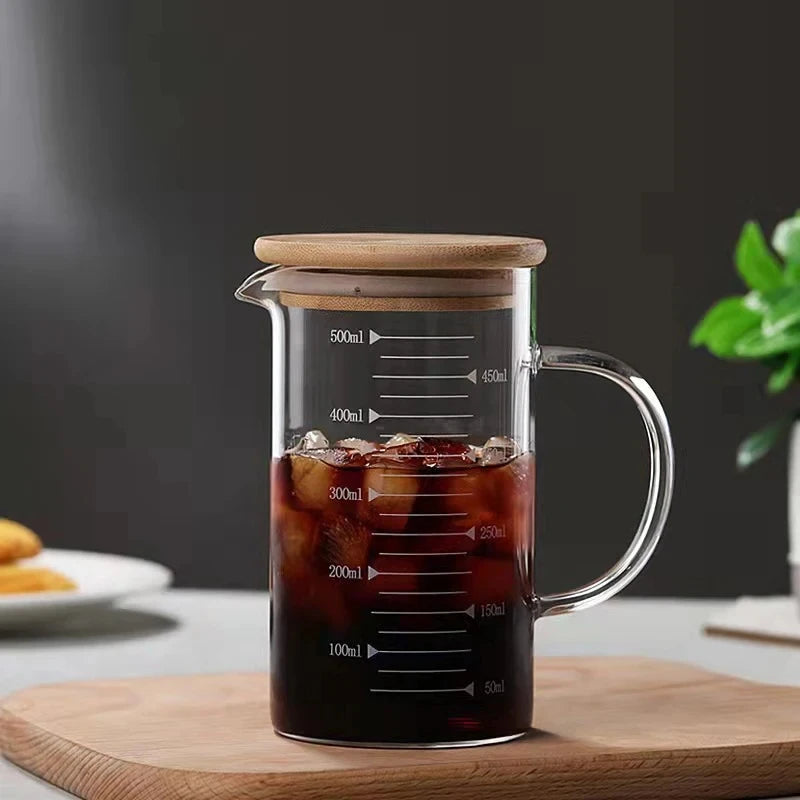 Glass Measuring Cups with Lid - Multiple Sizes