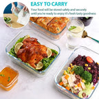 Glass Food Storage Containers with Lids