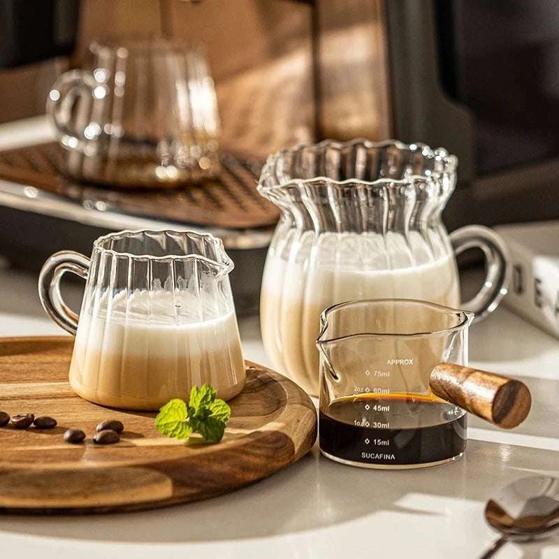 Glass Tea Pitcher with Handle