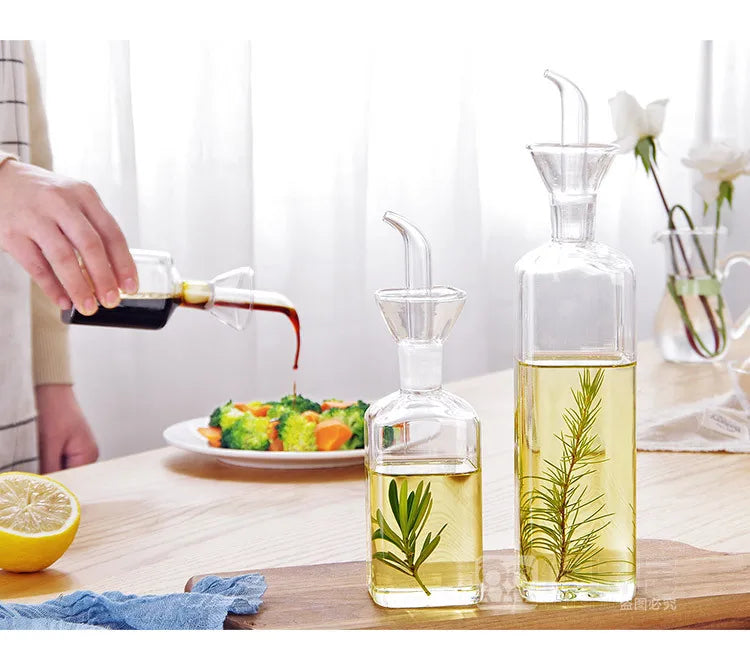 Glass Oil and Vinegar Dispenser