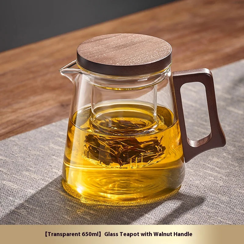 Glass Teapot with Tea Separation
