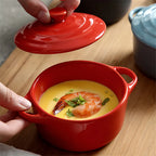 Mini Ceramic Oven-Safe Bowl with Handles