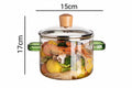 Glass Soup Pot with Double Handles