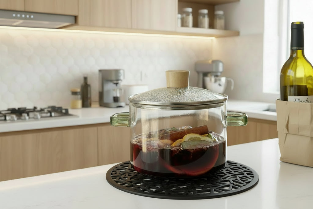 Glass Soup Pot with Double Handles