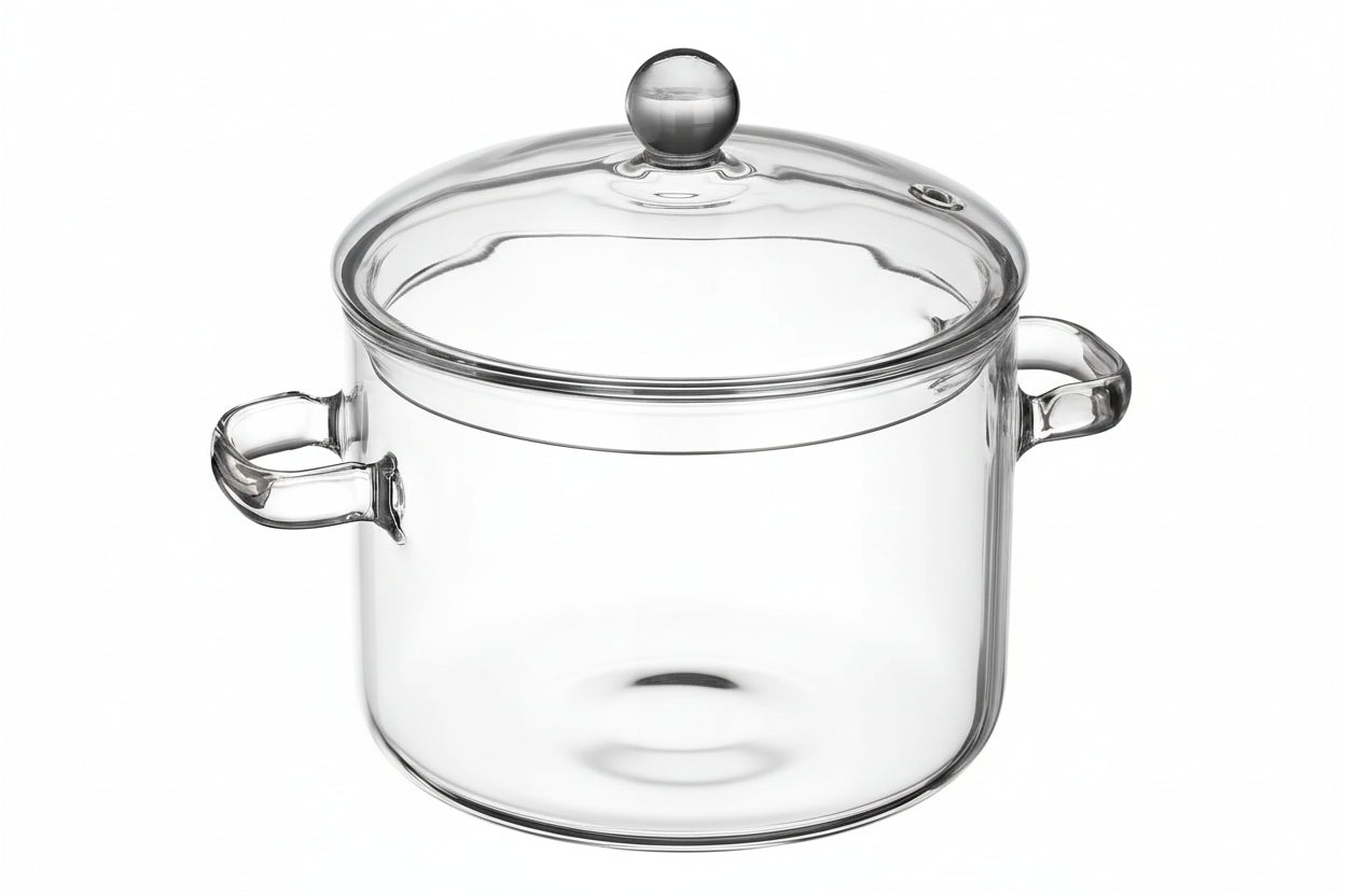 Glass Stew Pot with Lid