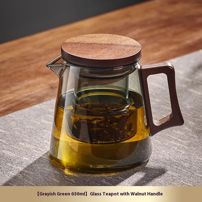 Glass Teapot with Tea Separation