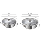 Divided Stainless Steel Hot Pot