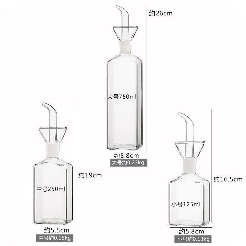 Glass Oil and Vinegar Dispenser