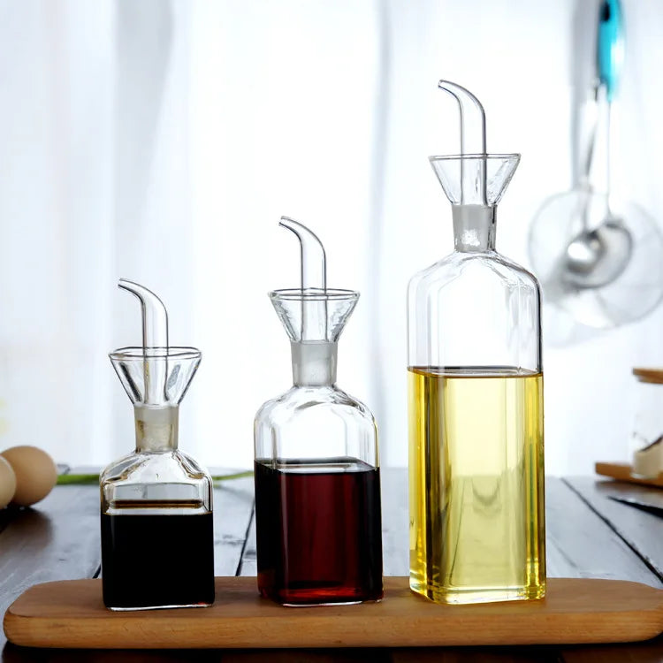 Glass Oil and Vinegar Dispenser