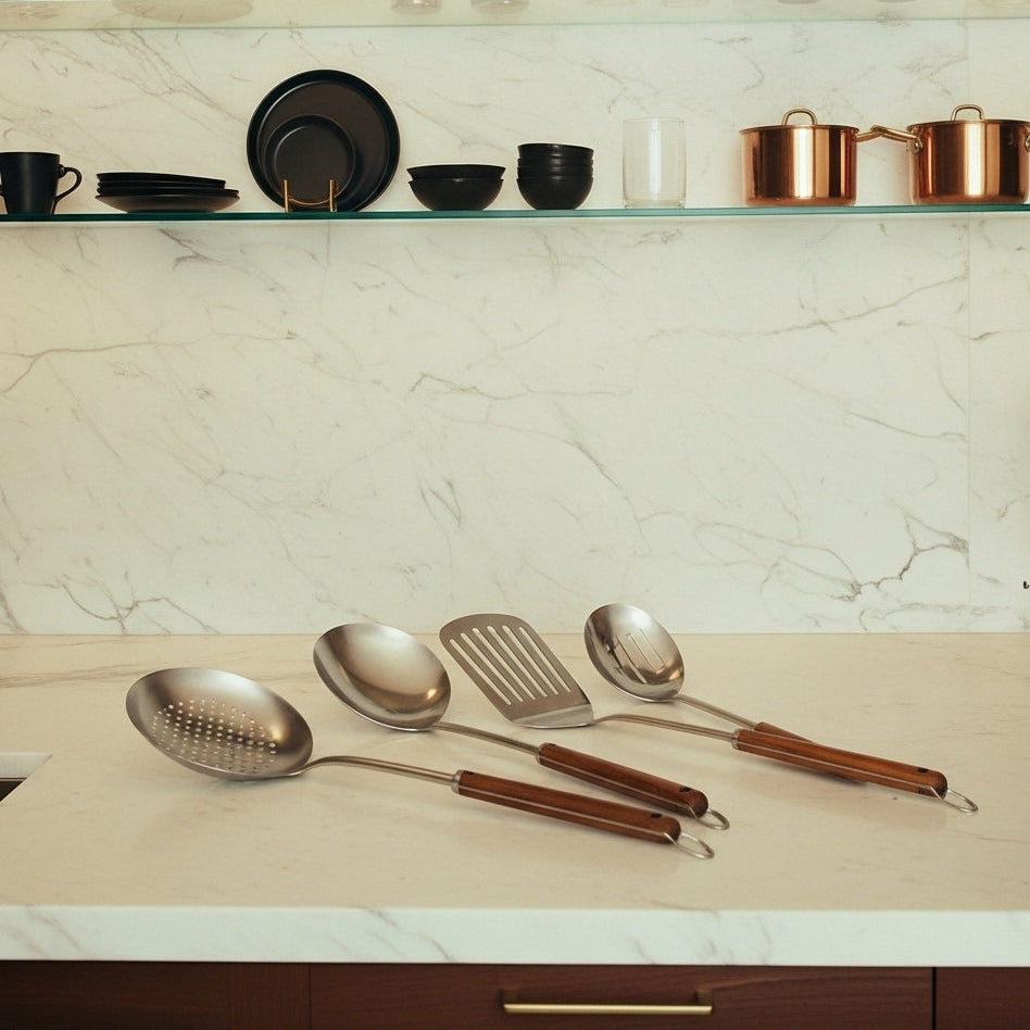 316 Stainless Steel Utensil Set - Anti-bacterial