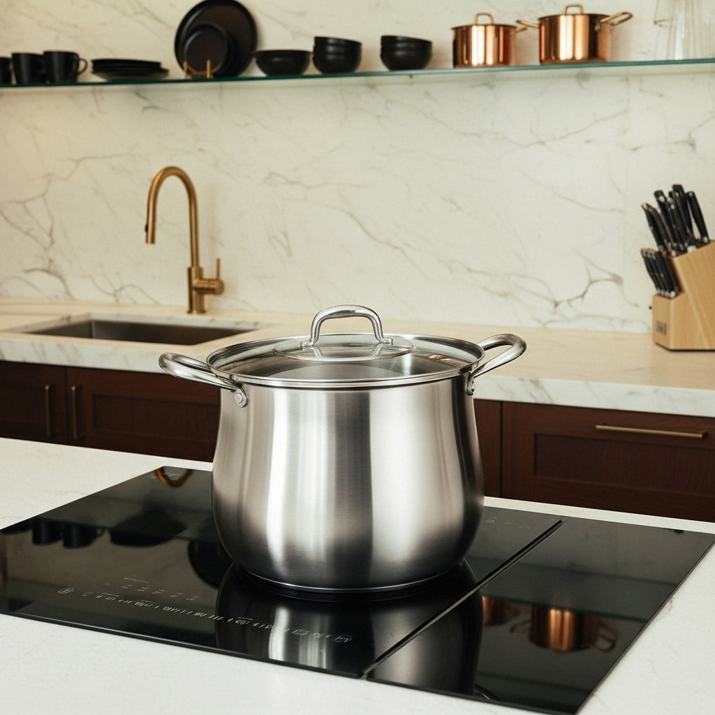 Large Stainless Steel Stock Pot